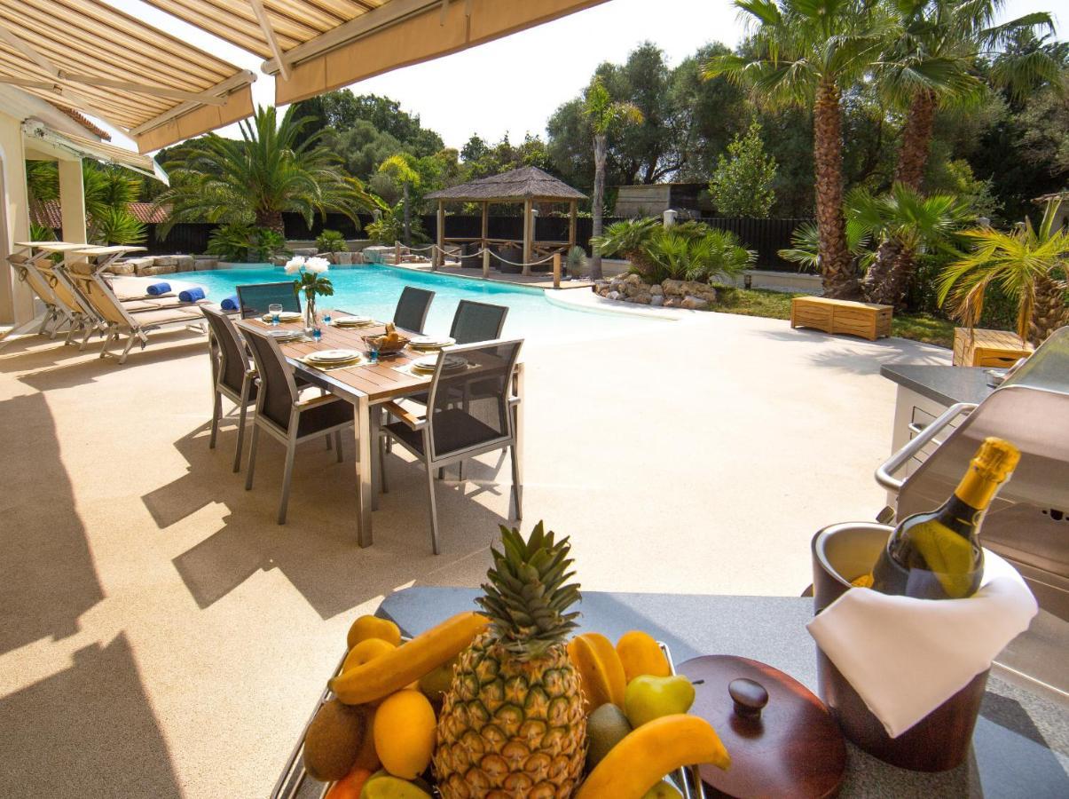 El Paradisio Splendid 5 Stars Villa Atypical In Antibes With Overflowing Swiming Pool Exterior foto